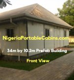 emergency hospital construction - front view