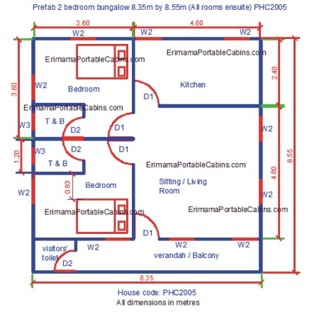 Bungalow Floor Plans Nigeria - Free Bungalow House Plans. Free 