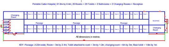 Emergency Hospital Construction Layout Plan Nigeria