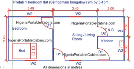 2 Bedroom Apartment Building Plans