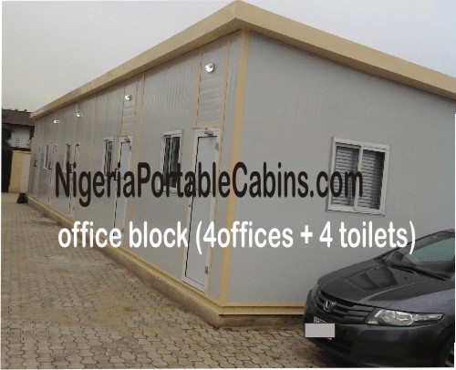 20m by 4m Portable Cabin Office Building Nigeria