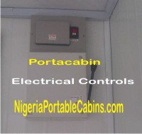 Circuit breaker and gear switch for portable cabins made in Nigeria