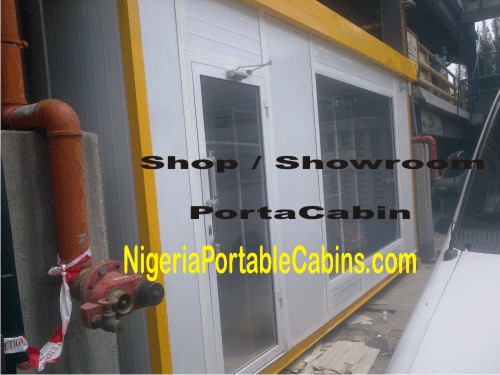 5.5m By 3.6m Portable Cabin Nigeria (front View)