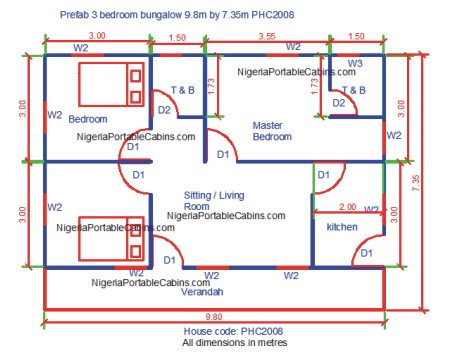 Architectural Designs For 3 Bedroom Bungalow In Nigeria | Bedroom Designs