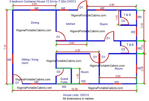 Free Shipping Container House Plans Nigeria Download Container