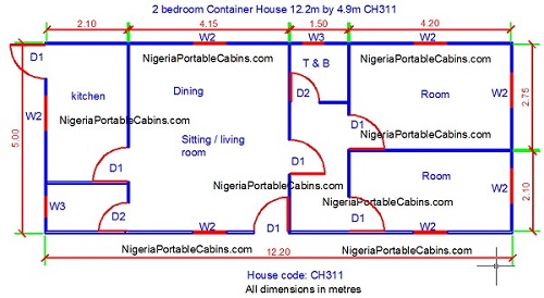 Free Shipping Container House Plans Nigeria Download