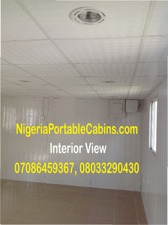 Portable Cabin Interior Nigeria
