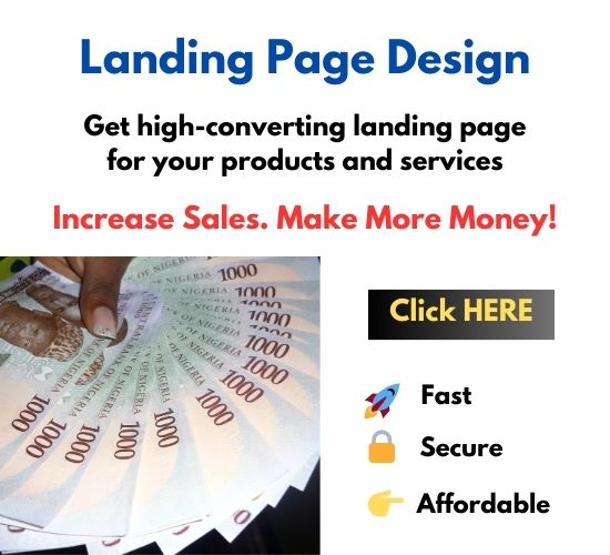 Best Landing Page Design In Nigeria